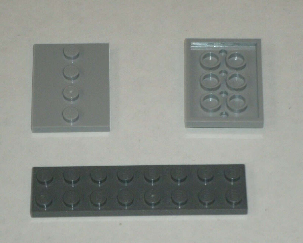 LEGO NEW 3x4 Light Bluish Grey Tile Four Studs (2x) 6075314