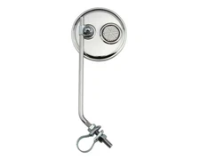 ALTALINE Bicycle Round Mirror Chrome Clear