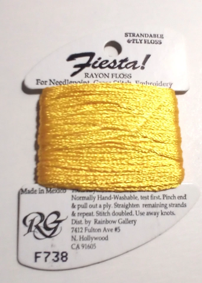 Rainbow Gallery threads - Fiesta! - Rayon floss - Image 2 of 4