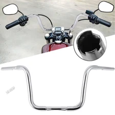 16" Ape Hanger 1 1/4" Handlebar Fit For Harley Softail FLST FXST Replacement