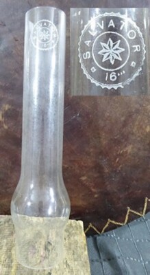 16''' Salvator Glass Cylinder Kerosene Lamp Glass Oil Lamp Matador Cylinder
