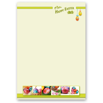 Briefpapier HAPPY EASTER DIN A5 Format 50 Blatt