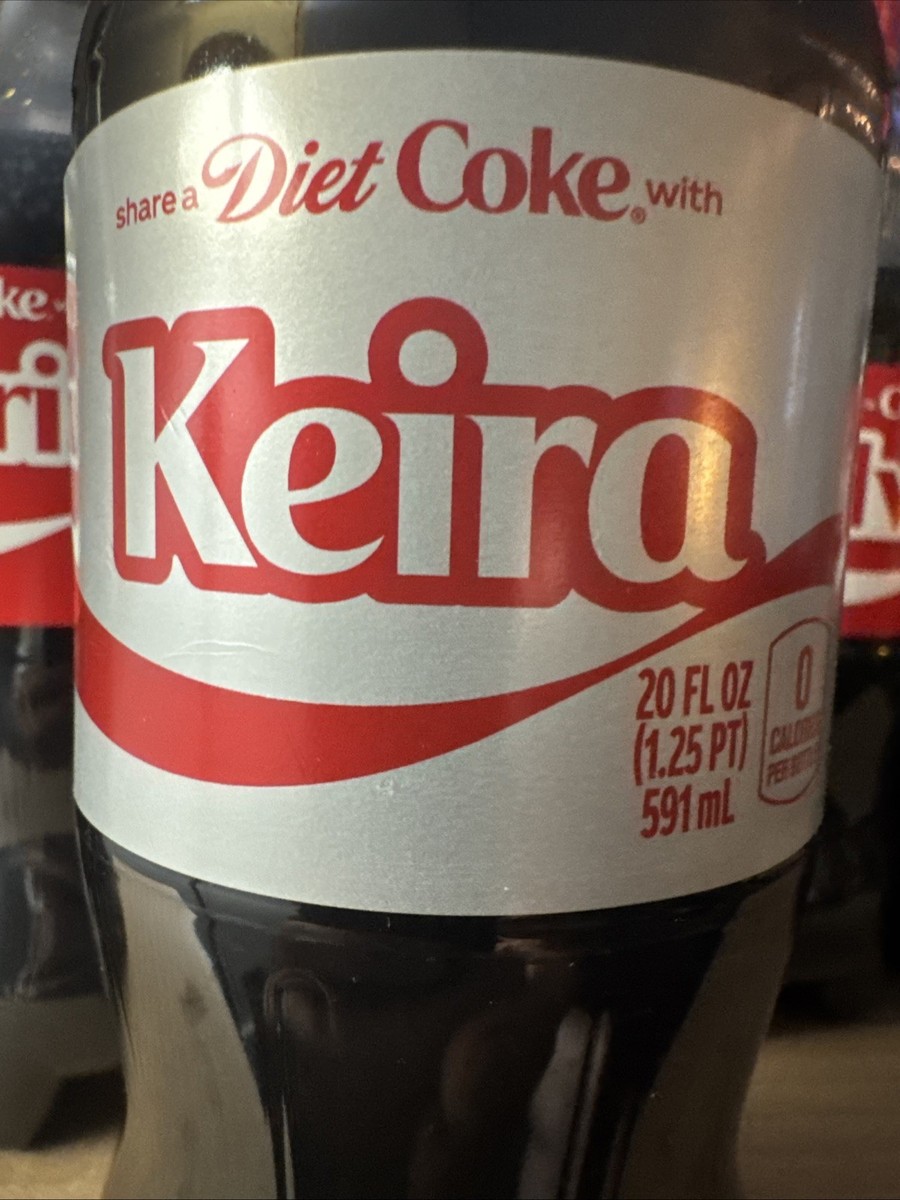 Share A Coke with Keira 2025 Personalized Gift Coca Cola Bottle