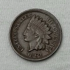 1864 INDIAN HEAD CENT BRONZE VERY FINE+