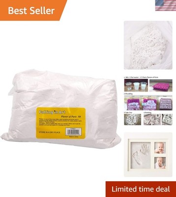 5 LB Plaster of Paris Powder - Hand Mold Casting Kit Powder, Gypsum Cement, P...