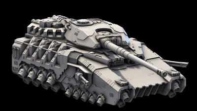 Terran Warhosts - Naterande Disintegrator 28cm Long