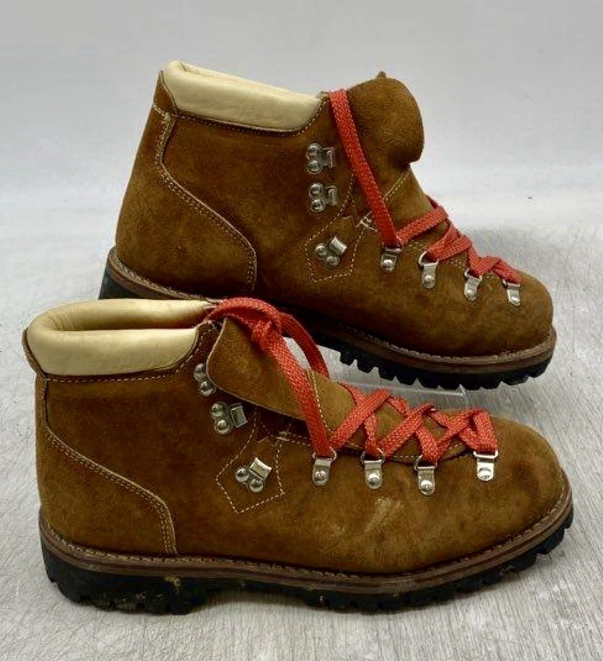 Botas de gamuza de senderismo Montblanc de colección de los años 80 talla 9,5 para hombre Foto 3 de 4