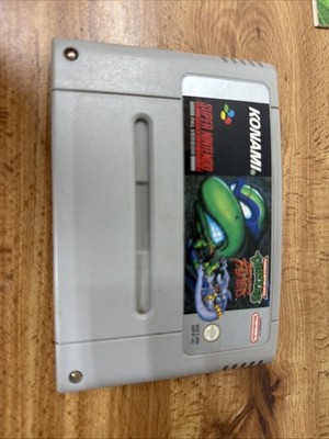 Teenage Hero Turtles Tournament Fighters TMNT SNES Super Nintendo PAL Cart  