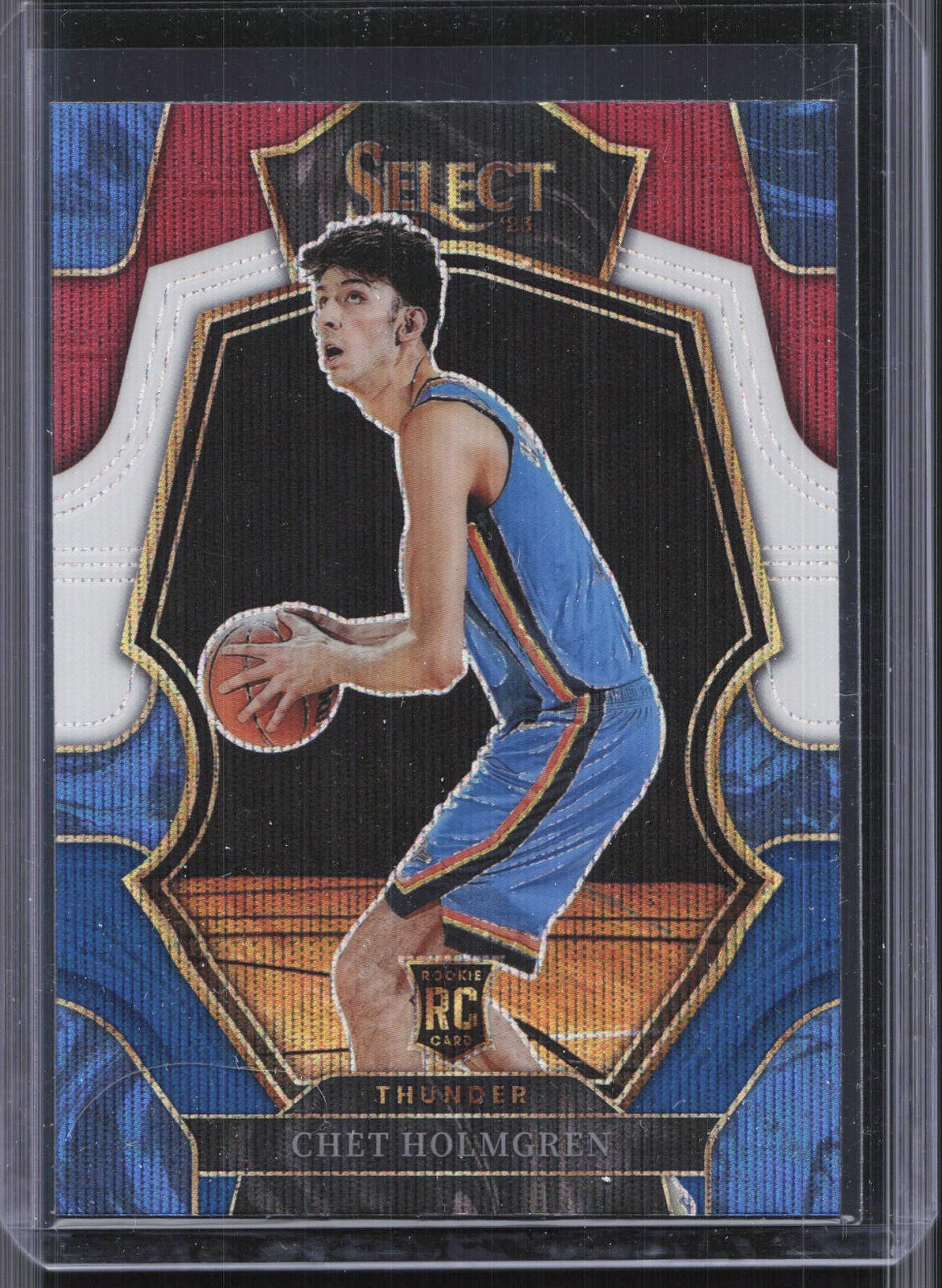 2022-23 Panini Select #196 Chet Holmgren Tri-Color Prizms