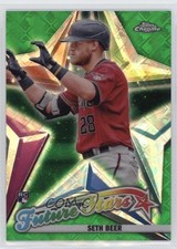 2022 Topps Chrome Logofractor Edition Green Refractor 12/99 Seth Beer #FS-4 08k5