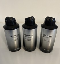 Bath Body Works LOT of 3 GRAPHITE Body Spray Cologne 3.7 oz
