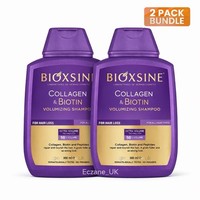 Bioxcin Collagen & Biotin Shampoo 300ml X2 | Hair Loss | Fast UK Dispatch