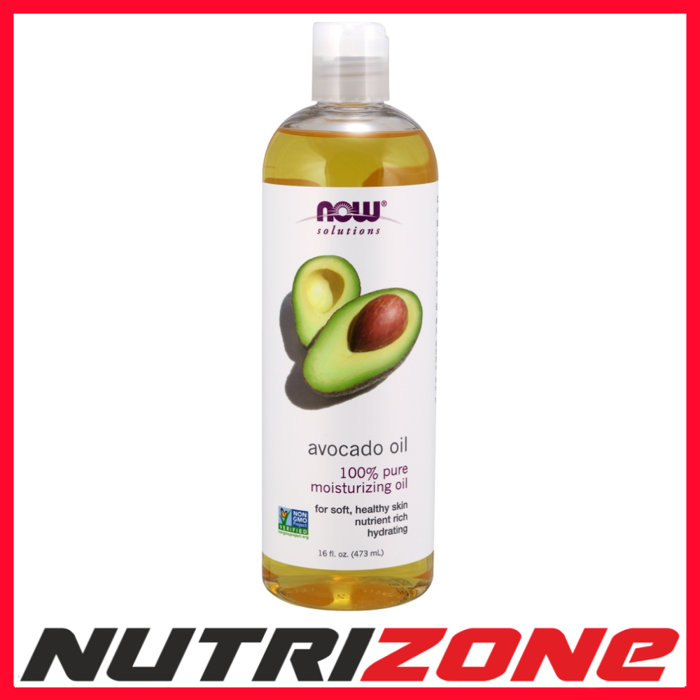 NOW Foods Avocado Oil 100% Pure Moisturizing Oil - 473 ml