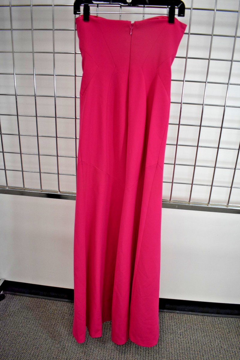 BCBG MaxAzria Pink Long Dress Size 0 US On Sale rs | eBay