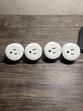 4 Smart WIFI Plugs-Color: White-Fast Shipping!!