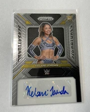 2024 Panini Prizm WWE Kelani Jordan Auto Signatures Rookie Card