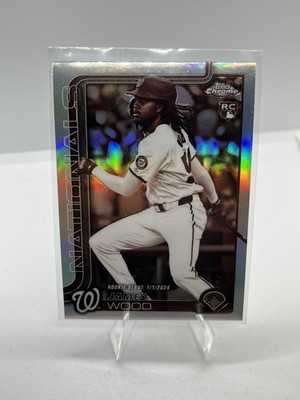 2025 Topps Chrome Update James Wood #USC95 Sepia Refractor (RC