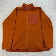Sitka Gear Dry Creek Fleece Jacket Mens XL Rust Orange Hunting Outdoor Full Zip