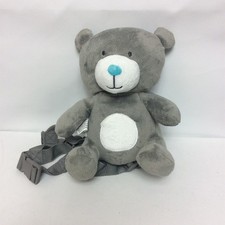 Goldbug Buddy Gray Bear Animal 2 in 1 Child Safety Harness Removable Leash