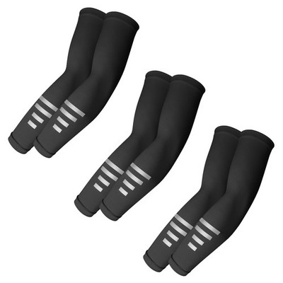 1-5Pairs Reflective Cooling UV Protection Sleeves Arm Covers For Cycling Running