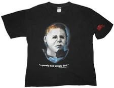 Vintage 90s Halloween Michael Myers Planet Hollywood Horror Series T-Shirt XL