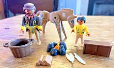 Playmobil Figuras Indígenas Vintage Conjunto Nativo Americano Caballo Hombre Niño Accesorios