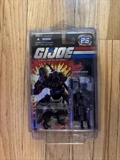 Gi-Joe 25th Anniversary Snake Eyes W  Timber- Black Variant 2007 Sealed BrandNew