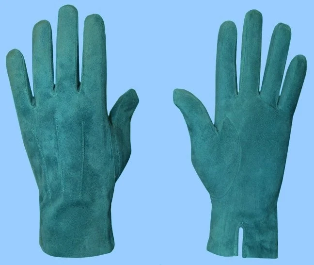 NEW MENS SUEDE LEATHER GLOVES Turquoise-Green -CASHMERE LINED size 8.5 or Medium
Opens in a new wind