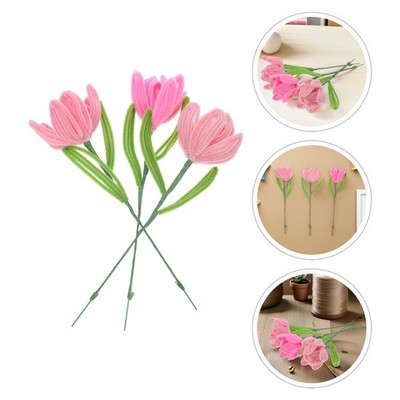 Weiche Chenille-stiele Blumen Bastelset Bastelbedarf Für Das Klassenzimmer