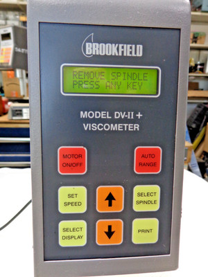 BROOKFIELD DV III + VISCOMETER RHEOMETER, VERY NICE !