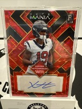 2023 Wild Card Auto Mania Red - Xavier Hutchinson #AMSQ-A 2/8