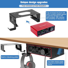 Metal under Desk Mount Wall Mount Focusrite Scarlett Solo 3Rd/4Th Gen Adjustable