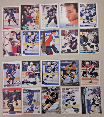 20 Card Lot of Different ROB DIMAIO NHL Islanders Must for Collector! FREE S&H!