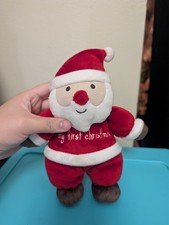 Child of Mine by Carter s my first Christmas Santa Claus Plush with Rattle
