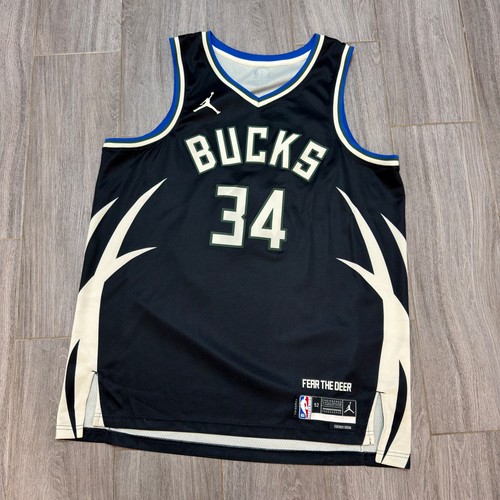 Giannis Antetokounmpo Milwaukee Bucks Jordan Statement Jersey Men’s XL DO9533-01
