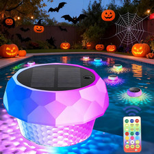 Luci Solari per Laghetto, Luci Galleggianti per Vasca Idromassaggio Con Telecoma