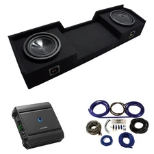 Fits 04-15 Nissan Titan King or Crew Alpine SWT-10S4 Dual 10 Sub Box & S-A60M