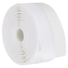 16.4Ft Weather Stripping Door Seal, 1-3/8"W Silicone Sealing Tape, White