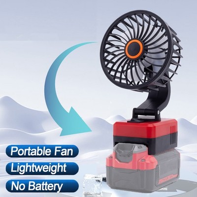 Cordless Camping Fan For Craftsman 20V Li-ion Battery Personal Fans for Outdoor