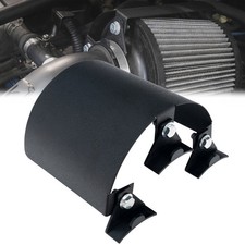 Hps Black Universal Fit Aluminum Half-openintake Air Filter Heat Shield Kit Hps Black Universal Fit Aluminum Half-openintake Air Filter Heat Shield Kit