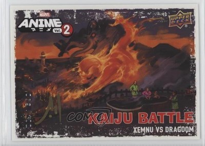 2023 Upper Deck Marvel Anime Vol 2 Kaiju Battles Artist 89/100 #KB-13 Auto 12cy