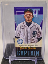 2021 Miguel Cabrera Topps Gypsy Queen Indigo Captain Mini #/250 - Detroit Tigers