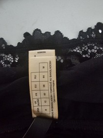 Dita Von Teese Cora Lace Bra & Mesh Bikini Bottoms 34B Size M Medium 8 