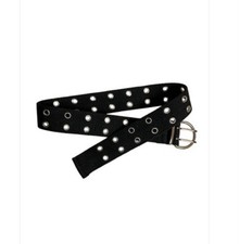 Kids Black Grommet Belt Size Medium
