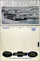 1966 Chevelle Handbuch Mit Umschlag 66 El Camino Ss Malibu Chevrolet Anleitung