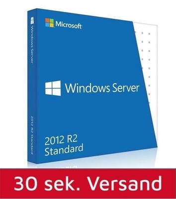 MS Microsoft Windows Server R2 2012 Standard   Sofortversand   Key per E-Mail