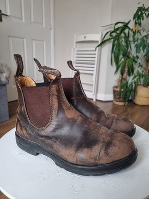 Blundstone 585 Chelsea Original Leder Stiefel Wandern Outdoor Schuhe Damen Gr. 4
