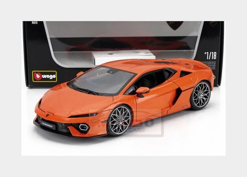 Bburago 11036OR – Porsche 911 GT3 RS 4.0L 2012 – Modellino Scala 1:18 – Colore Arancione – Metallo - 4