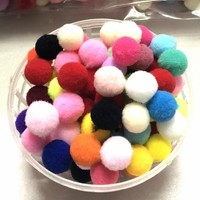100 X Pompons In Verschiedenen Farben, Kreative Pompons-BäLle FüR