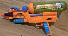 Vintage 1996 Larami Super Soaker XP 85 Triple Shot Water Squirt Gun Xtra - READ